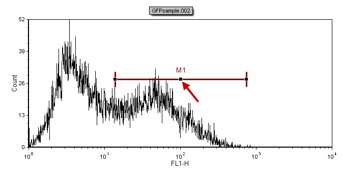 Figure T7.11  Active Marker M1 with Resizing Rectangles