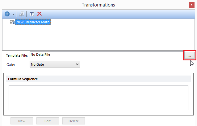 Figure 29.3 - Select Template File from Transformations dialog