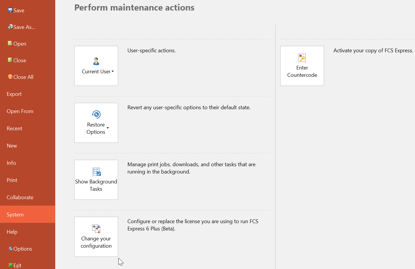Figure 14.7  Upgrade FCS Express Reader
