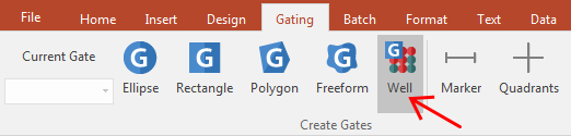 Figure T18.22  Selecting the Create Well Gate Command