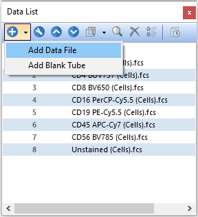 Figure T35.18  Add Data File from the Data List.