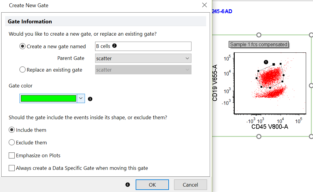 Figure T31.7  Closing and naming a polygonal gate