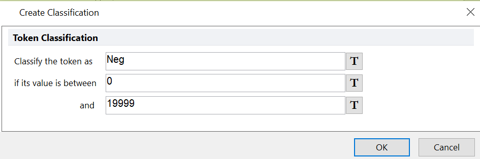 Figure T16.33  Edit Classification Dialog