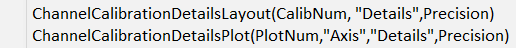 Channelfunctions