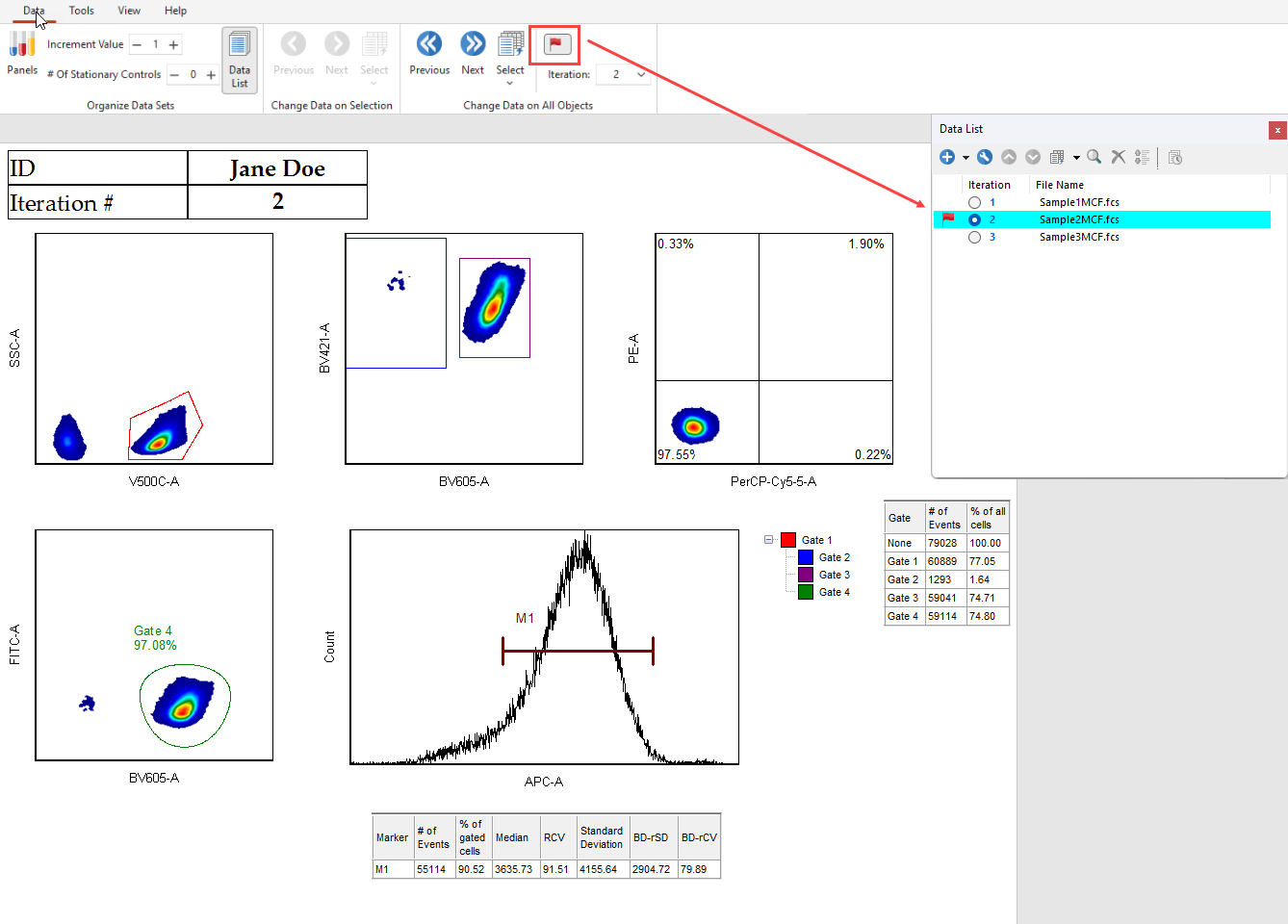 Figure 9.3 Flag This Iteration Tool