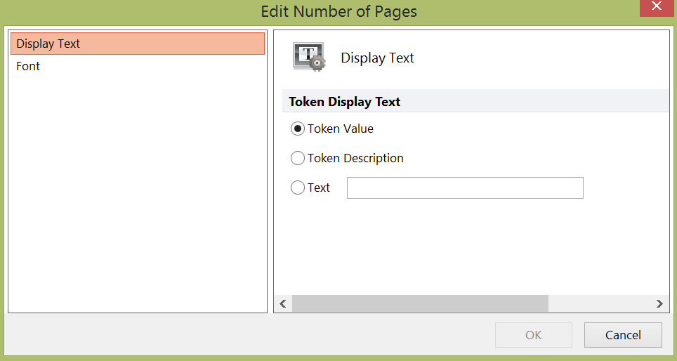 Figure 12.5  Edit Number of Pages Dialog