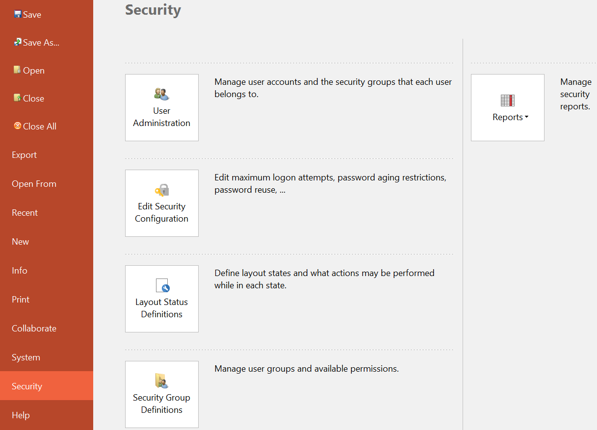 Figure 18.2  Security Gallery