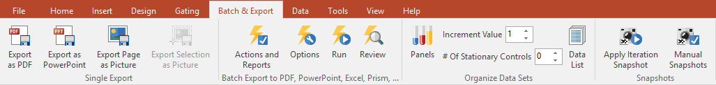 Figure 3.20 Batch tab