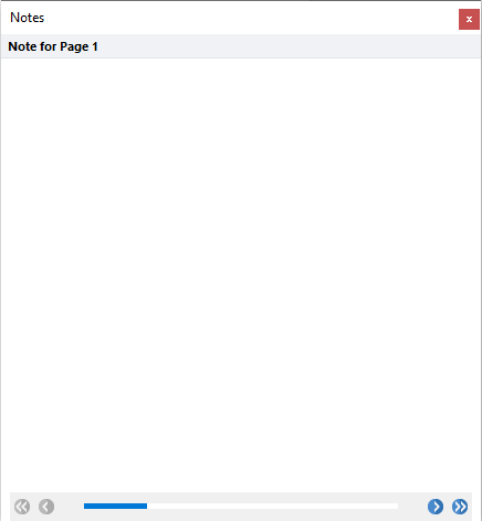 Figure 4.34  Note Navigator