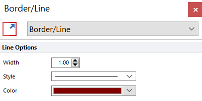 Figure 5.282  Formatting Border/Line dialog