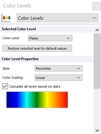 Figure 5.34  Contour Level Options