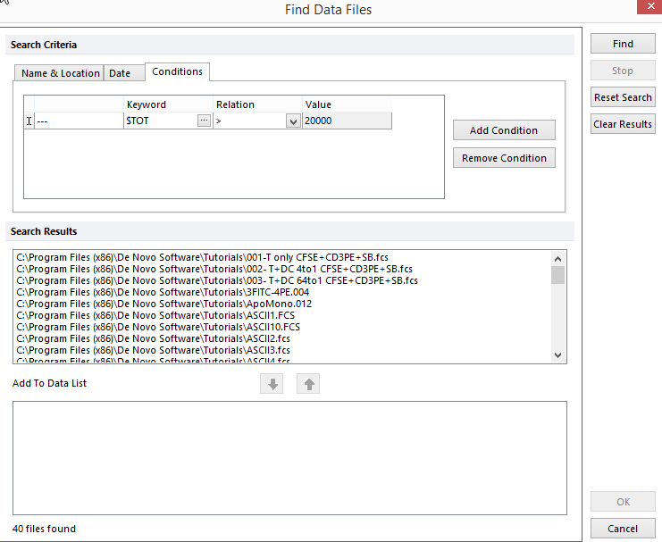 Figure 6.7  Search Files by Keyword