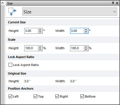 Figure 5.283  Formatting Size dialog