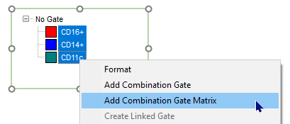 Figure 7.33  Adding a Combination Gate Matrix