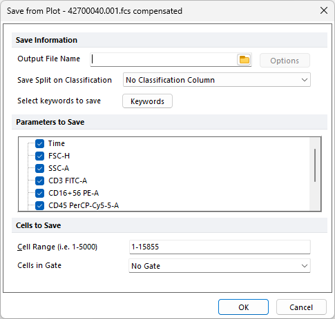 Figure 14.10 - Save from Plot dialog