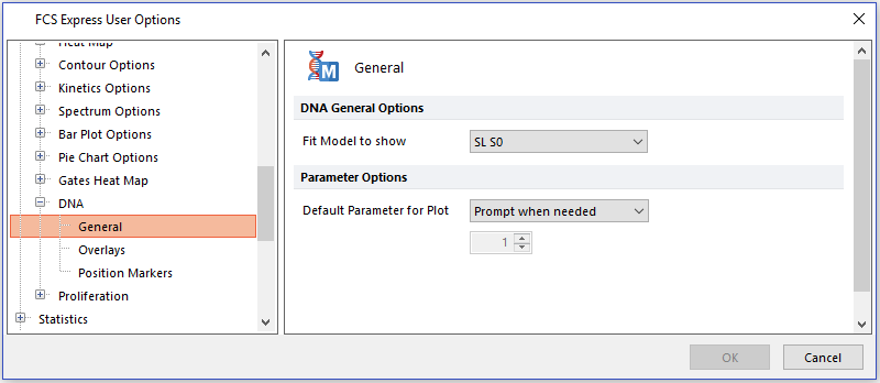 Figure 20.14  DNA General Options