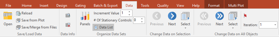 Figure 3.22 - Data Tab