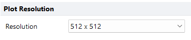 Figure 5.53  2D Plot Resolution