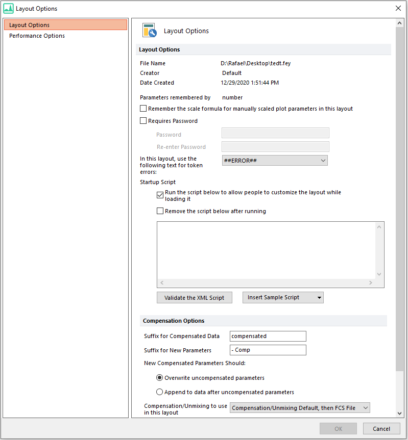 Figure 4.16  Layout Options Dialog