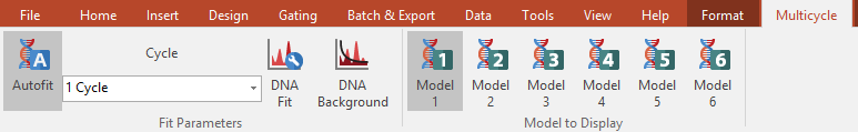 Figure 3.31  Multicycle Tab with Model 1 Name while hovering
