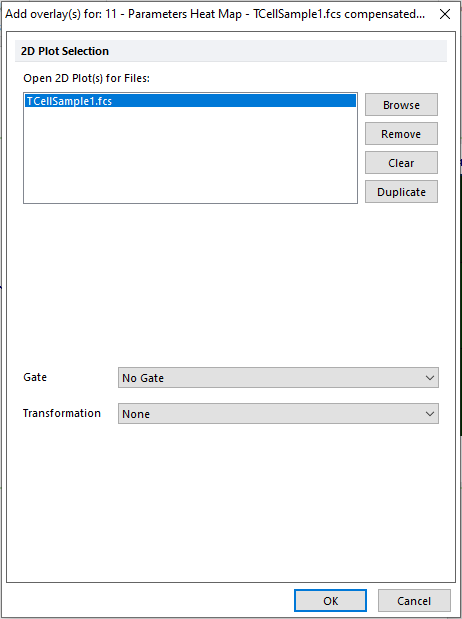 Figure 5.118 The Parameters Heat Map Add Overlays dialog.