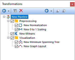 Figure 9.168 Pipeline steps can be organized in fodler to increase the readability and the usability of the pipeline.