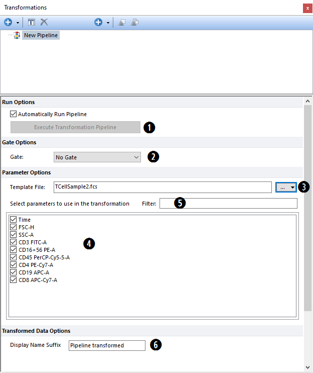 Figure 9.164 The Pipeline main body dialog.