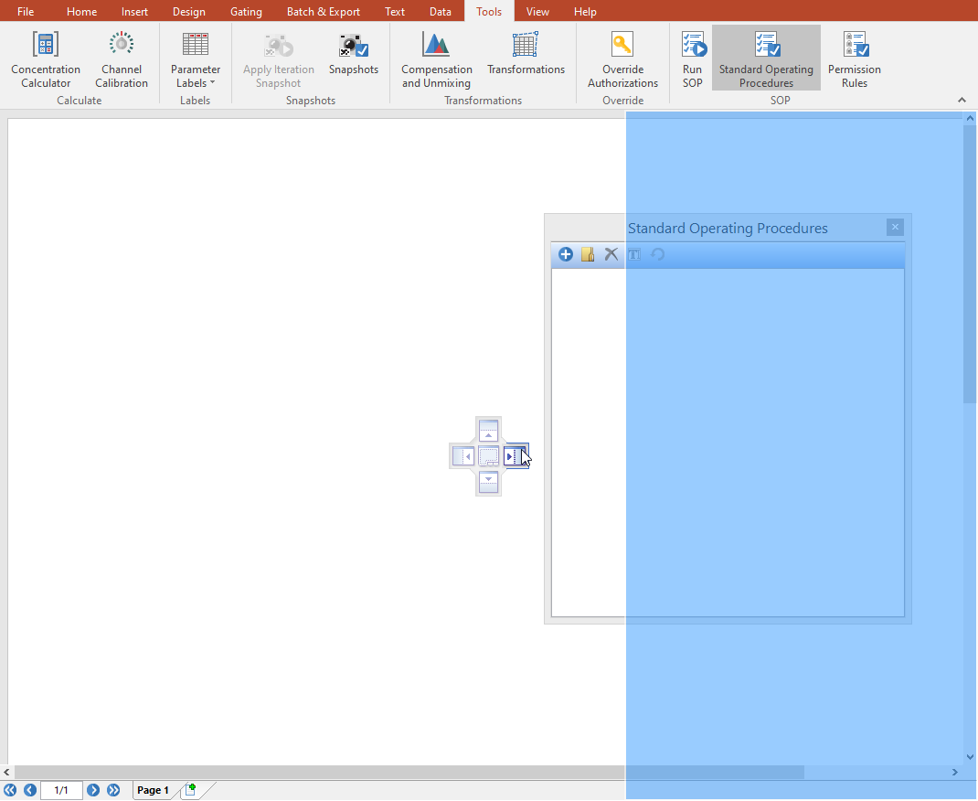 Figure 10.2 Docking SOP navigator