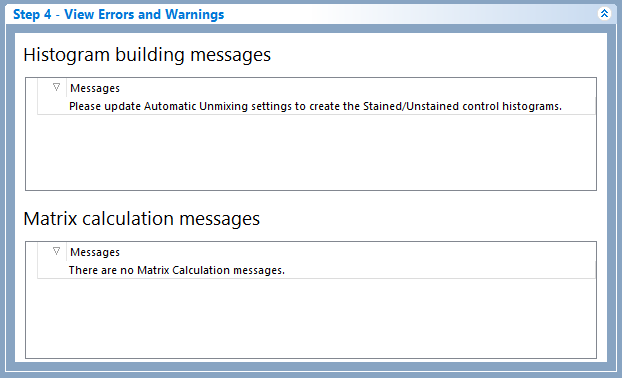 Figure 9.42 Step 4: View Errors and Warnings.