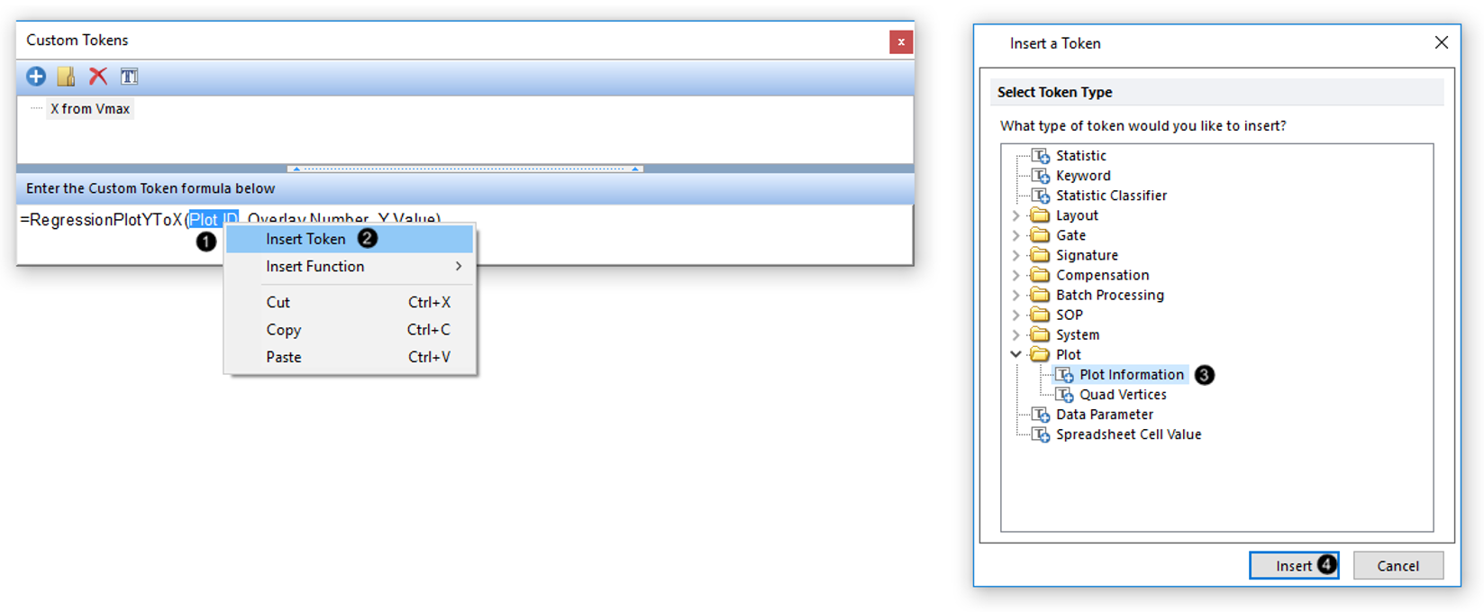 Figure T17.29  Identifying Components for Formula of the Custom Token