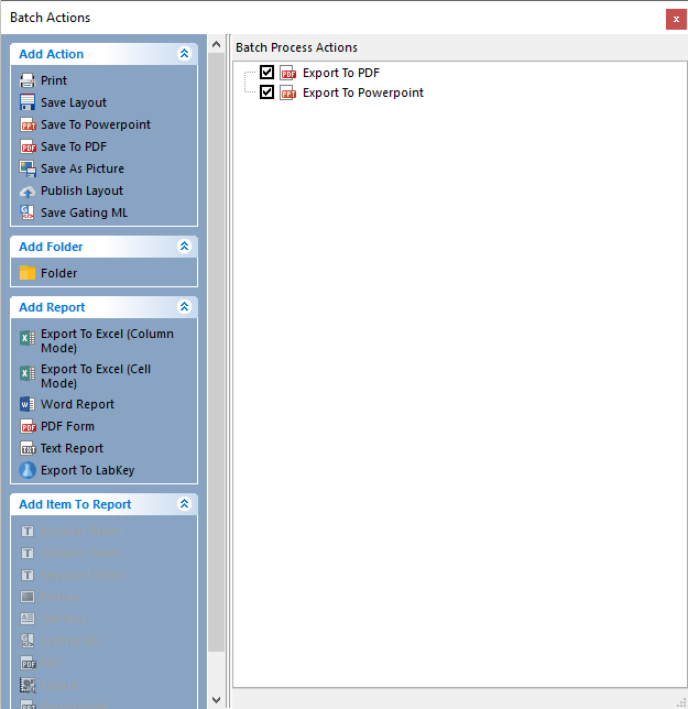 Figure T20.48  Batch Actions Window