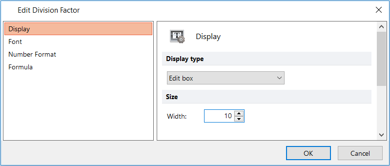 Figure T5.59  Adjusting the width of the Edit box.