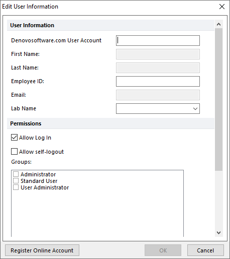 Figure 18.36  Edit User Information Dialog