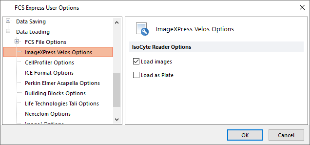 Figure T30.50 Correct Data Loading Settings