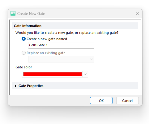 Figure T30.6  Naming New Rectangle Gate
