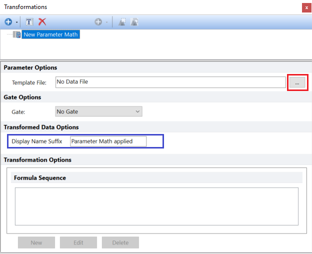 Figure 9.74 - Select Template File from Transformations dialog