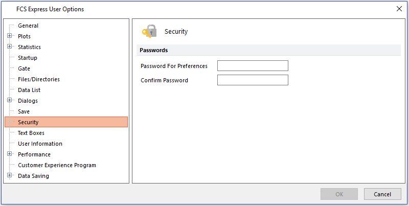 Figure 20.44  Security options