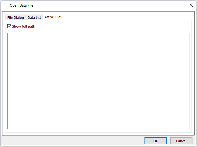 Figure 20.41 - Active Files tab