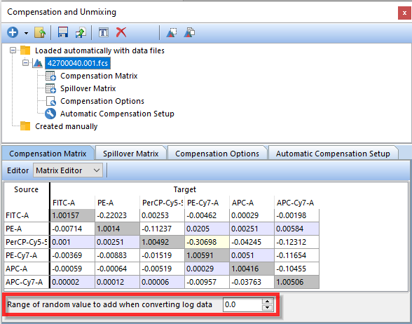 Figure 9.17 The Range of random value to add when converting log data field allows you to easily correct for digitization errors.