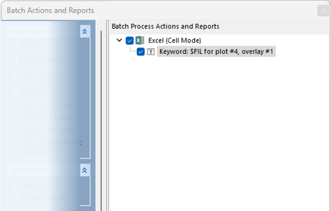 Figure T10.23  Filename Added to Excel (Cell Mode) Report 