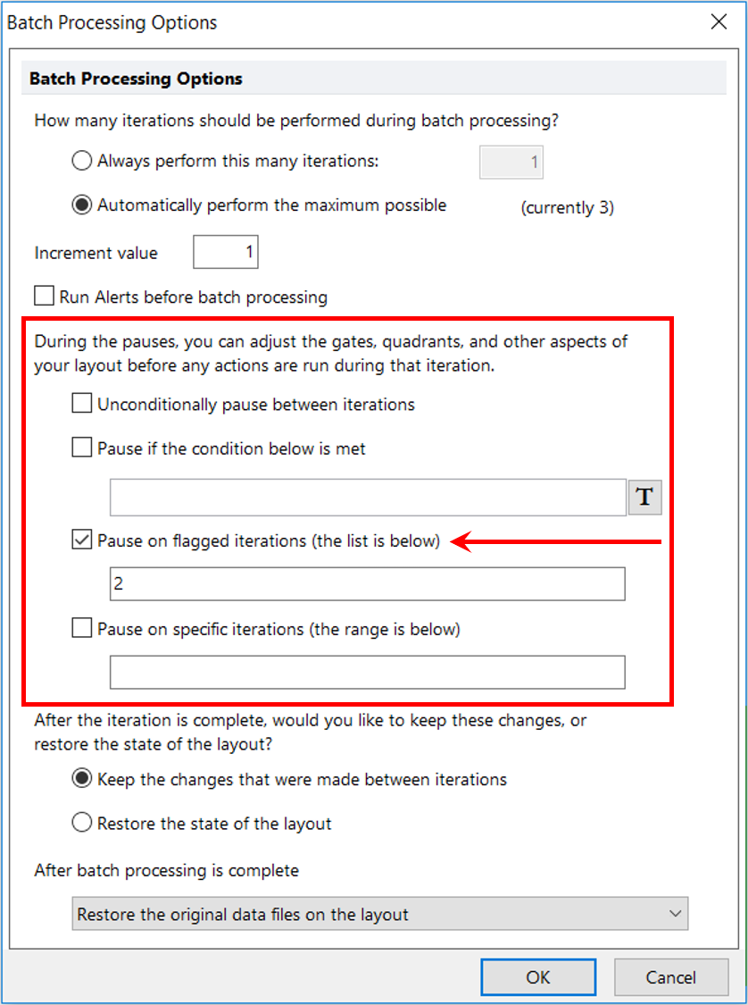 Figure T9.21  Pause on Flagged Iterations