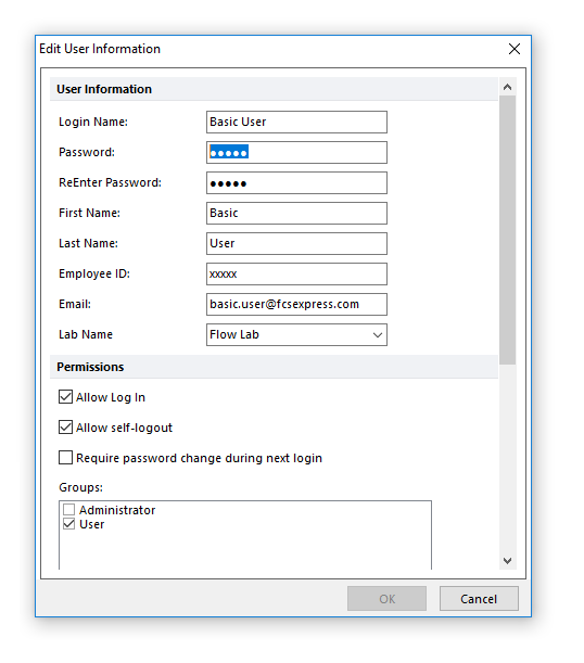 Figure 18.7  Change Current User Password