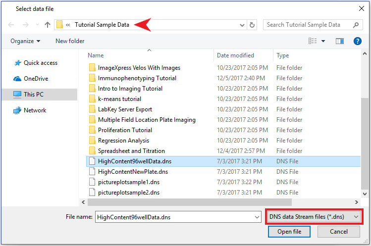 Figure T20.21  Choosing DNS Data Stream Files