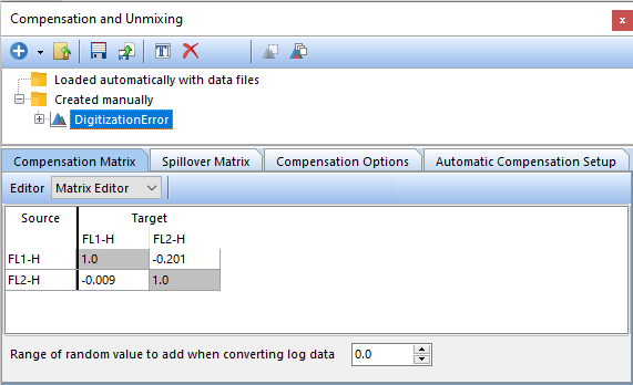 Figure T8.42  Selecting the DigitizationError compensation definition