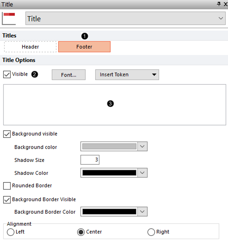 Figure T3.18  Deleting $FIL Keyword from Footer Title