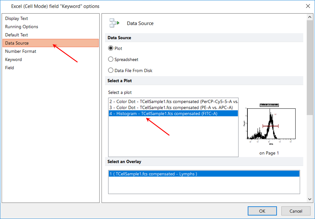 Figure T10.19  Defining Data Source for Keyword