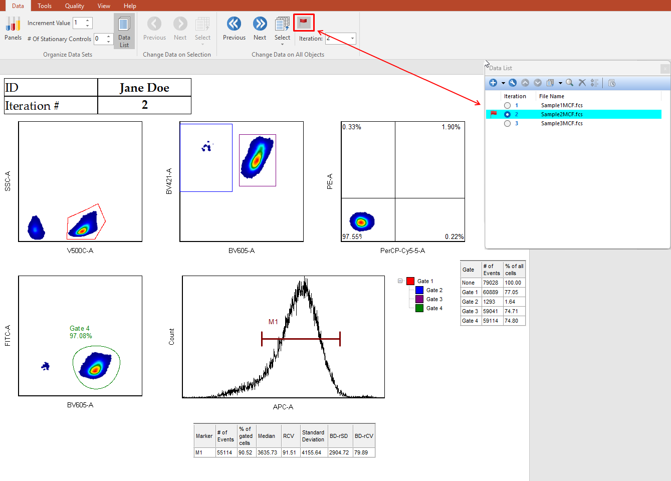 Figure 9.3 Flag This Iteration Tool