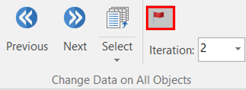 Figure T9.11  Flagging Second Iteration via Data Tab on Ribbon