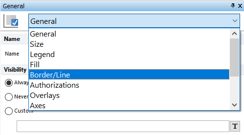 Figure T3.10  Border/Line Category in Format Navigator