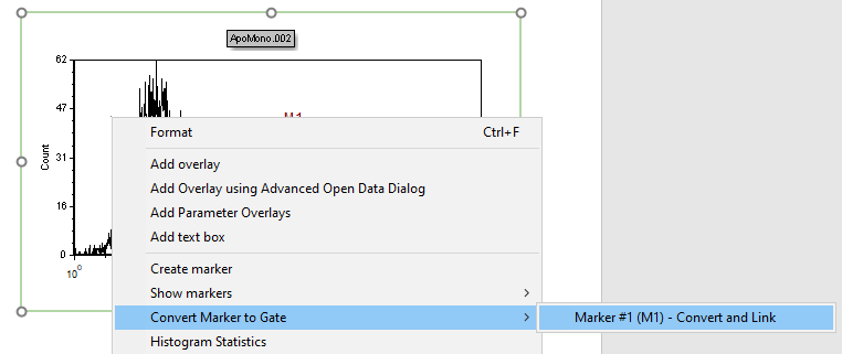 Figure T4.16  Convert Marker to Gate